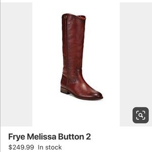 Frye leather boots size 9